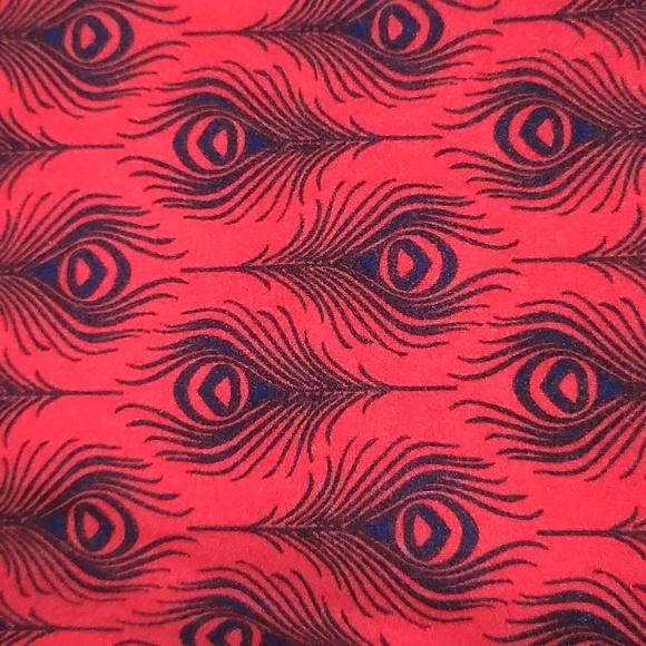 LULAROE LLR OS Peacock Feather Buttery Soft Leggings One Size - Picture 1 of 6